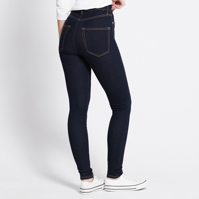 High waist skinny jeans "Snake"